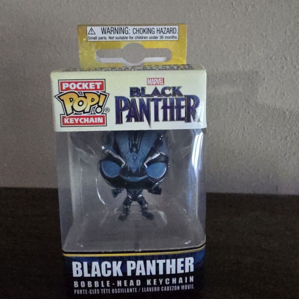 Funko Pocket POP! Keychain: Marvel - Black Panther (Glow in the Dark)
